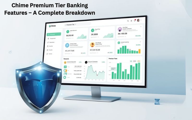 Mobile app showing Chime Premium Tier Features