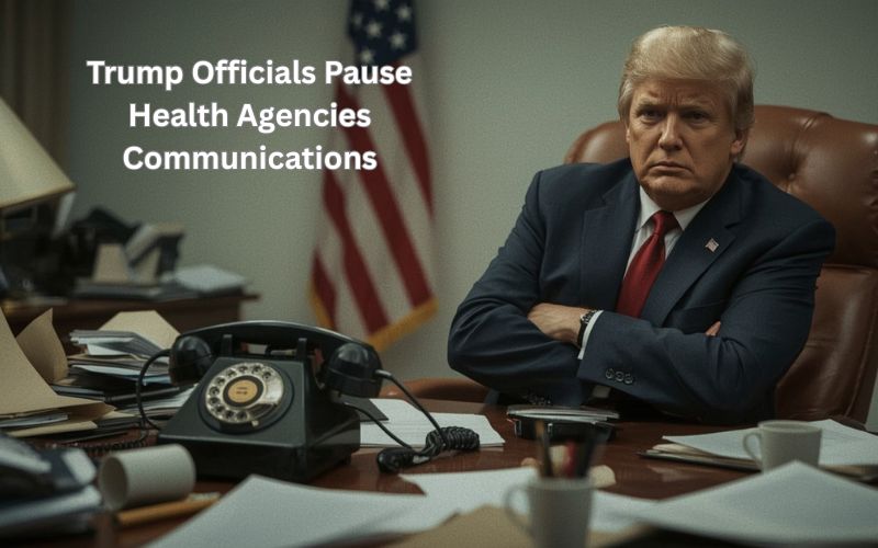 CDC headquarters with media access restricted due to Trump administration control over communications.