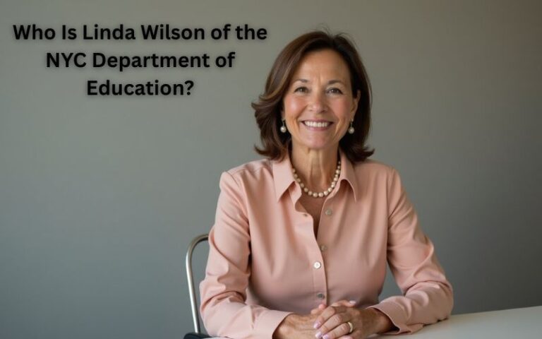 Linda Wilson speaking at NYC Department of Education event